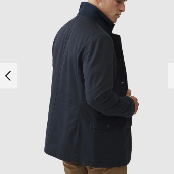 Rodd & Gunn Midnight Blue Winscombe Rain Travel Blazer - Picture 8 of 15